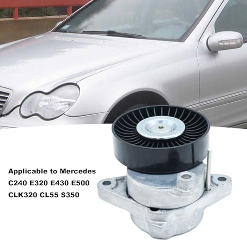 EATAKWARD C320 Tensioner Pulley 1122000970 Belt Tensioner with Pulley Assembly Kit Replacement for Mercedes-Benz C240 C280 CL500 CLK320 E320 E430 E500