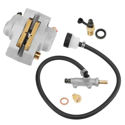 M MATI Rear Brake Caliper & Master Cylinder for Polaris Sportsman 500 400 335 Diese-l 455 Worker 335 500 1998-2002 1910301 1930818 1910553 1910441 1910366 1930819
