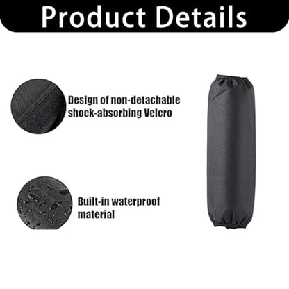 2 Pcs Universal 270mm Rear Shock Absorber Protection Cover,ATV Shock Covers Suspension Protector,Absorber Protection Shield for Pit Bike Motorcycle ATV Quad Scooter,Snowmobile Accessories