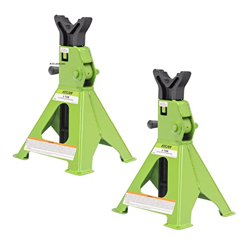 ARCAN 3-Ton Ratcheting Jack Stands, Pair, Model ALJS3