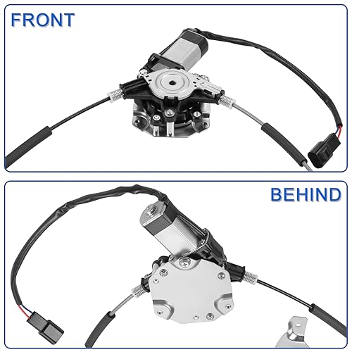 Obaee 748-511 Rear Right Passenger Side Power Window Regulator and Motor Assembly Compatible with Chevrolet Impala 2006-2013, Chevrolet Impala Limited 2014-2016, Replace OE 110338752, 20927600 - size: Rear Right Passenger Side