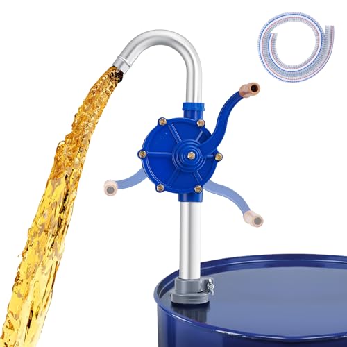 OMT 55 Gallon Drum Pump, Fits 5 to 55 Gallon Drums - color: Blue Rotary Action Aluminum Pump