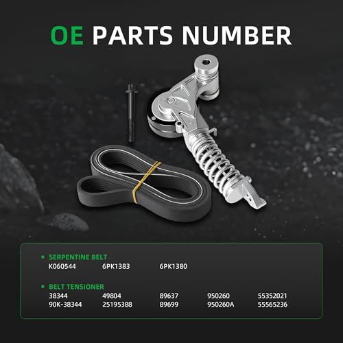 Belt Tensioner and Serpentine Belt Kit #38344 - size: for Encore/Trax/Sonic 2013-2018