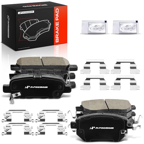 A-Premium Front and Rear Ceramic Brake Pad
