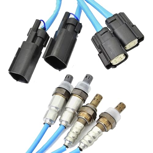 4PCS 234-5038 234-4490 Upstream & Downstream O2 Oxygen Sensor for Ford Escape 3.0L V6 2011-2012, Fusion 3.0L V6 2011-2012, F-150 3.7L V6 2011-2014 / Lincoln MKS MKT MKZ