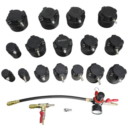 DPTOOL Turbo System Leakage Tester Kit 19Pcs Turbo Boost Leak Tester