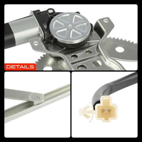 A-Premium Front Driver Side Power Window Regulator with Motor (2-Pin)