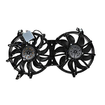 TRQ Radiator Dual Cooling Fan Assembly - style: RFA83380