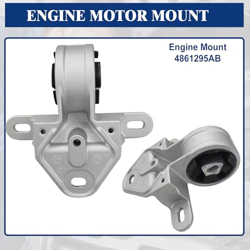 Engine Motor Mount Trans Set kit for Dodge Caravan2001 -2007/for Chrysler Town & Country V6 3.3L 2001-2006 Replacement A2928, 2928 M2925 4861273AA Vinsyut 3PCS - color: Dodge Caravan/Chrysler Town & Country 2001-2007 3.3L