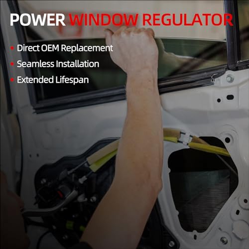 Front Passenger Side Power Window Regulator Assembly with Motor Compatible for Dodge Durango 1998-2003 Dakota 2000-2004 Right Replace 741-648 5066430AB 55256418AH - size: Front Right (Passenger Side)