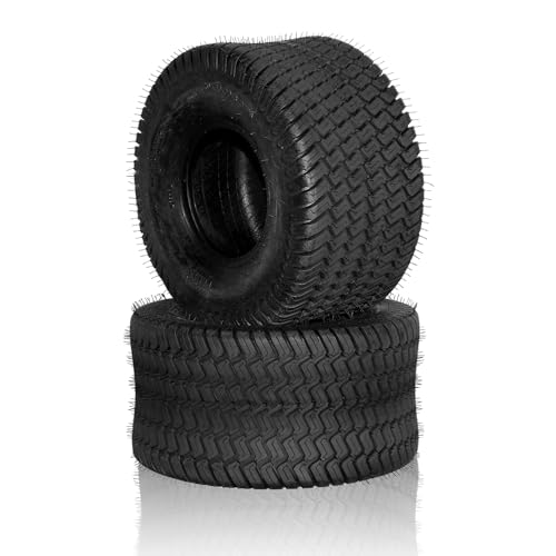 Bonnlo 20x10.00-8 Lawn Mower Tires, Lawn Tractor Tires, 1190 lbs Capacity Garden Tires, 4PR/Ply Tubeless, Set of 2, Compatible With Most Lawn & Garden Utility Vehicles - size: 20x10.00-8
