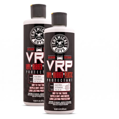 Chemical Guys TVD_107_16 VRP Vinyl, Rubber and Plastic Non-Greasy Dry-to-the-Touch Long Lasting Super Shine Dressing for Tires, Trim and More, Safe for Cars, Trucks, SUVs, RVs & More, 16 fl oz - size: 16 Fl Oz (2-Pack)