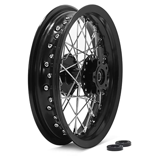 TOFR CNC 12x2.15 Rear Wheel Rim for Talaria Sting R MX3/R MX4/XXX/X3 Pro - color: Black, size: 12" Rear