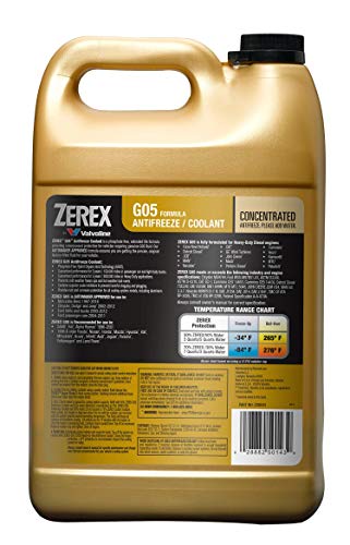 Zerex G05 Antifreeze Coolant Concentrate 1 Gallon