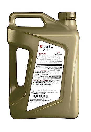 Idemitsu ATF Type HK (SP-III) Automatic Transmission Fluid for Hyundai/Kia – 5 Quart, Case of 4 - Grey | Enhanced Efficiency and Durability | Part Number: 30040097-75000C020 - size: 5 Quart
