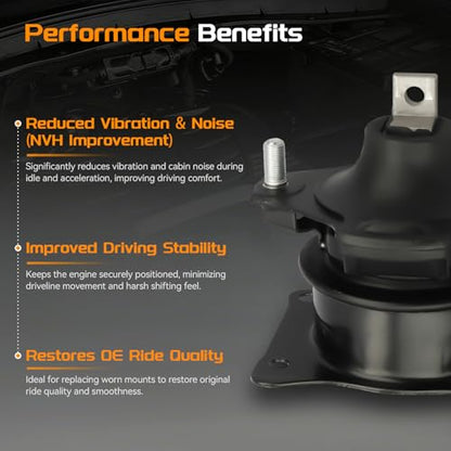 Engine Motor Mount & Transmission Mount Set for Honda Accord