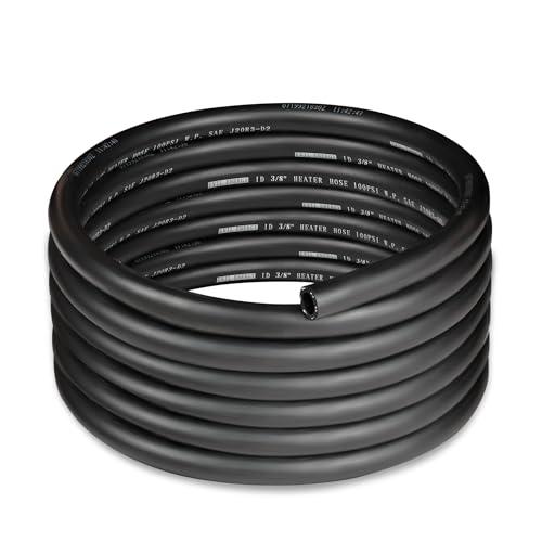EVIL ENERGY 3/8" Heater Hose Coolant Radiator Straight 100PSI SAE 20R3 15FT Black - size: 3/8 15FT