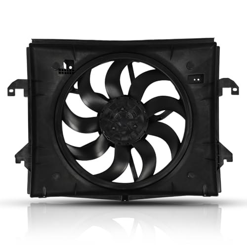SCITOO Engine Radiator Cooling Fan Assembly Compatible with Ram - size: 624040