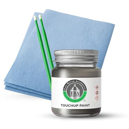 ERA Paints - 42S - Titanium Flash Metallic for MAZDA Exact OEM Color Match Automotive Touch Up Paint for Cars - Scratch & Chip Repair for Metal & Plastic - Basic Kit - Made in USA - style: Jar - Basic Kit