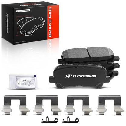 A-Premium Rear Ceramic Brake Pads Compatible with Honda & Acura - style: Rear - P1281