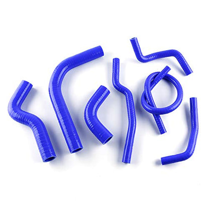 3-Ply Silicone Radiator Hose Kit For Suzu ki SAMURAI 1986-1995 Blue - color: Blue