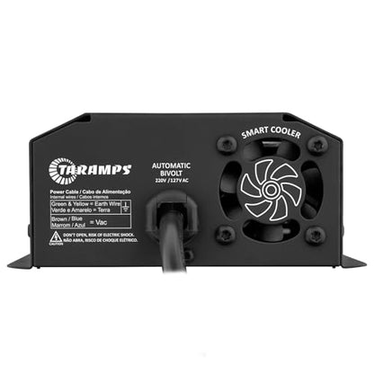 Taramps BOB 120A Power Supply & Battery Charger 12V-15V Adjustable, 120A Dynamic Output, Automatic 127V/220V Bivolt, Smart Cooler, 2000W DC Power Supply for Car Audio, Batteries & LED Systems