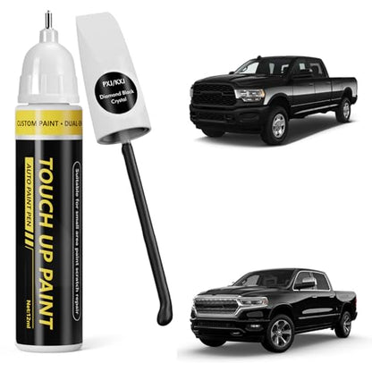 (Diamond Black Crystal (PXJ/KXJ) Car Touch Up Paint for Dodge Ram - color: Diamond Black Crystal (PXJ/KXJ) for 2025 RAM 1500/2024 RAM 1500/2023 RAM 1500/2025 RAM 2500/2024 RAM 2500/2025 RAM 3500