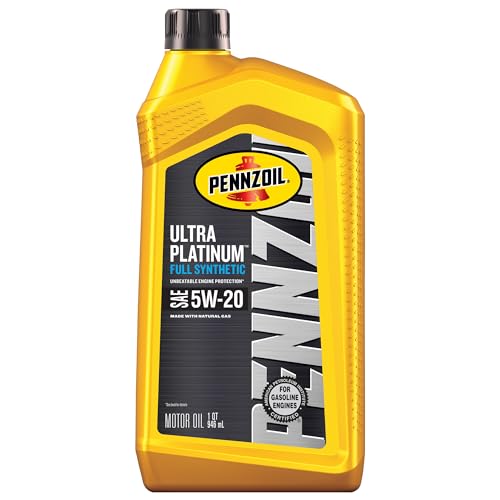 Pennzoil Ultra Platinum Full Synthetic 5W-20 Motor Oil, 1 Quart - size: 1 Quart, style: Single