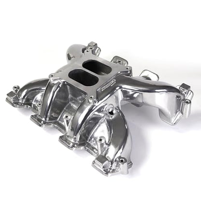 300-130 LS Cathedral Port Carb Intake Manifold for LS1 V8 Polished - size: LS1 LS2 LS6 Polished
