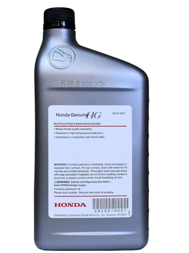 Honda 08200-9007 Dual Pump Fluid II (1 Quart) (1)