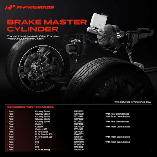 A-Premium Brake Master Cylinder with Reservoir