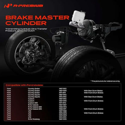 A-Premium Brake Master Cylinder with Reservoir