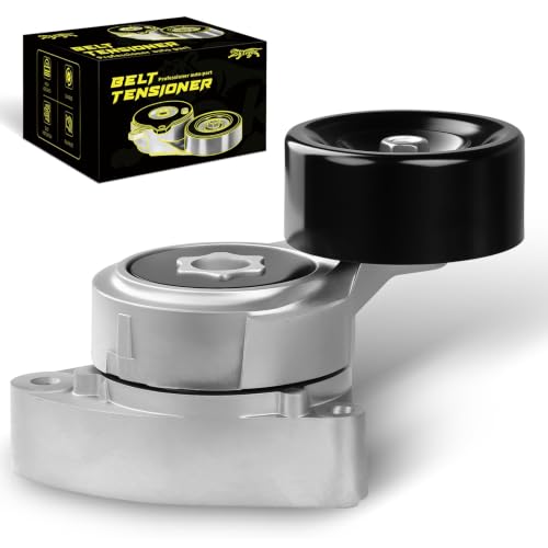 Oktiger Belt Tensioner Assembly with Pulley for Honda Civic Si Ex Ex-l Lx Se 2006-2015 2.0L/2.4L, Accord 2003-2007 2.4L, Crv 2002-2014 2.4L, for Acura Rdx 07-12 2.3L, Tsx 04-06 2.4L, OE # 38278 - size: 38278