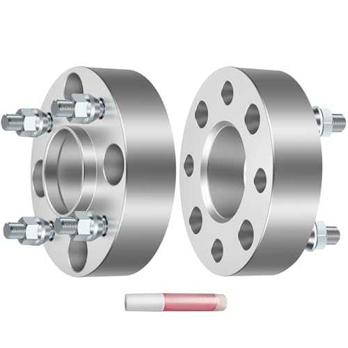 SCITOO 1.5 inch 4X4.5 Hubcentric Wheel Spacers 4x114.3mm to 4x114.3mm - color: Silver, size: 2pcs - 4x4.5 -12x1.25-1.5inch-66.1mm