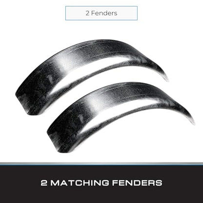 Tie Down Trailer Fenders Single Axle - 16 Gauge Galvanized Steel - 8" Wheel Size - 20" long 7" wide 6" tall (2 Matching Trailer Fenders) - size: 20" x 7" x 6", style: 2 Fenders