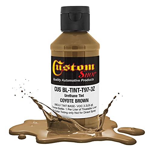 Custom Coat 3 Ounce, Coyote Brown, Bedliner Tint Concentrate - color: Coyote Brown, size: 3-Ounce (Pack of 1)