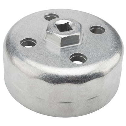Heavy Duty 90.2mm 15Flutes Oil Filter Wrench Compatible with Land Rover and Jaguar - Fits 3.0L & 5.0L Gas Engines