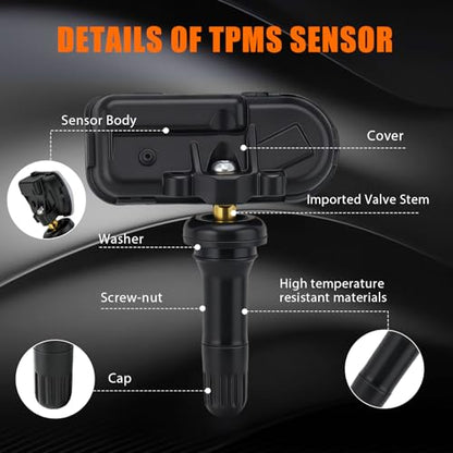 68249197AA TPMS Sensor 433MHz Tire Pressure Monitoring System - size: 68249197AA