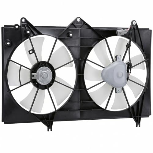 620-531 Engine Radiator Cooling Fan Assembly for 2002-2006 Toyota Camry for 2002-2008 Toyota Solara 2.4L Replaces OE 620-545 1636103071 - size: Camry 2.4L 2002-2006, Solara 2.4L 2002-2008