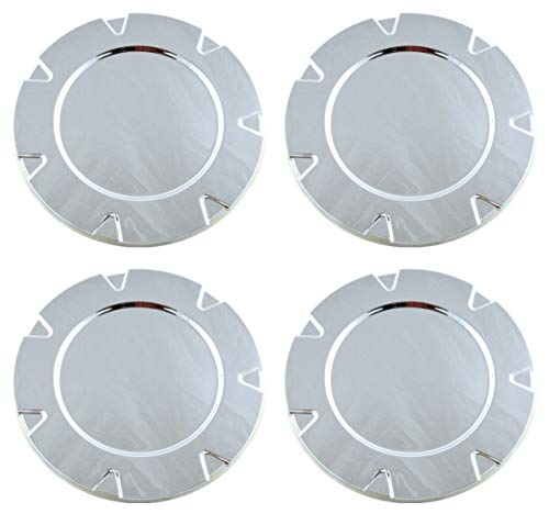 Set of 4 New Chrome Wheel Hub Center Caps Replacement for 2007-2013 Cadillac Escalade/EXT/ESV 18 inch 7 Spoke