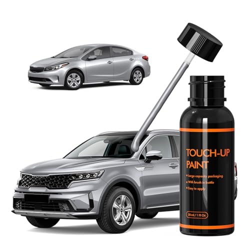 4SS Silky Silver Touch Up Paint for Kia, DIY Automotive Paints - color: 4SS Silky Silver