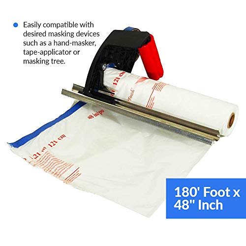 Reli. Masking Film 1 Roll | 180' x 48" | Pre-Folded Plastic