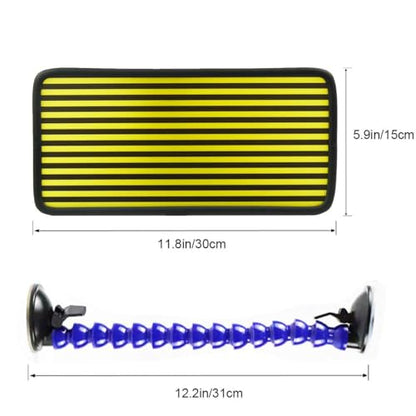 LadyRosian Paintless Dent Repair Reflector Line Board Tools with Adjustable Holder for Car Body dent Removal Yellow Stripe Testing Tool - color: Reflector Board