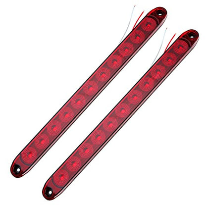 15 Inch 11 LED Trailer Light Bar 12V LED Tail Lights for Park Stop Brake Turn Signal Trailer Car Truck Boat Motorcycle 2PCS