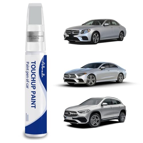 Iridium Silver 775/9775 Touch Up Paint for Mercedes Benz OEM Color Match - color: Iridium Silver(775/9775)