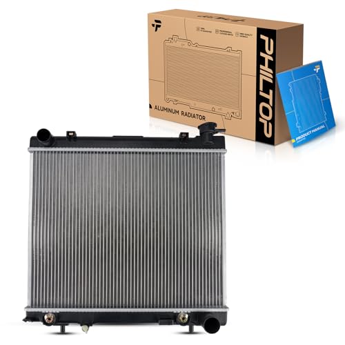 PHILTOP CU2883 Radiator 21-7/8"Core Compatible With 2005-2011 Dakota 3.7/4.7L(w/Standard Cooling) 2006-2009 Raider - size: 05-10 Dakota 3.7L/4.7L, 06-09 Raider