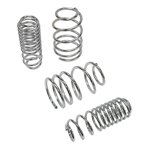 1.6"F/2.0"R Lowering Springs Chrome for 05-14 Ford Mustang