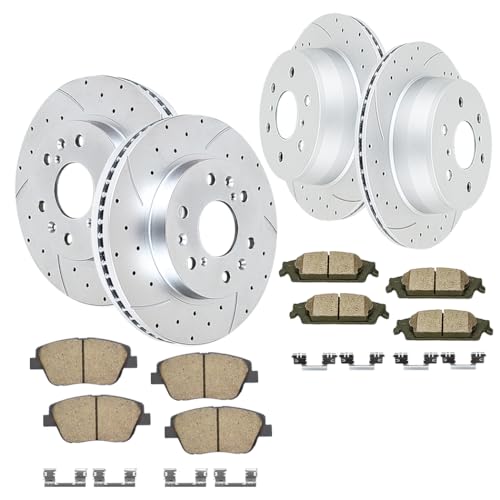 Acinoparts Front and Rear Brake Kit for Cadillac Escalade ESV EXT Chevrolet - size: HMBK20201