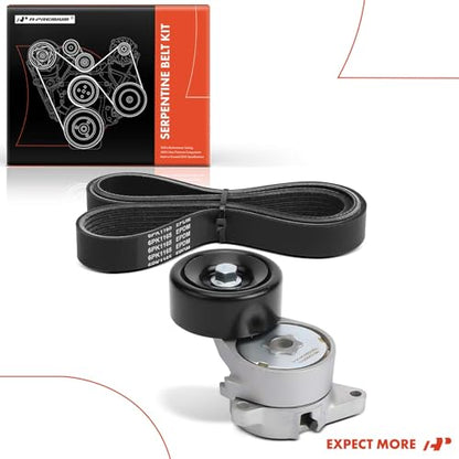 A-Premium Engine Serpentine Belt Drive Kit with Tensioner