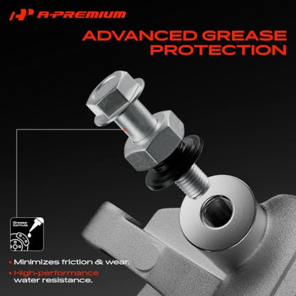 A-Premium Front Left Driver Disc Brake Caliper with Bracket - style: Front Driver Side